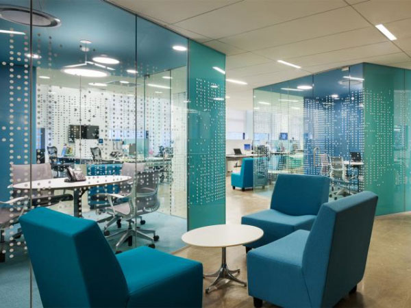 辦公空間設計色彩——浪漫的藍色